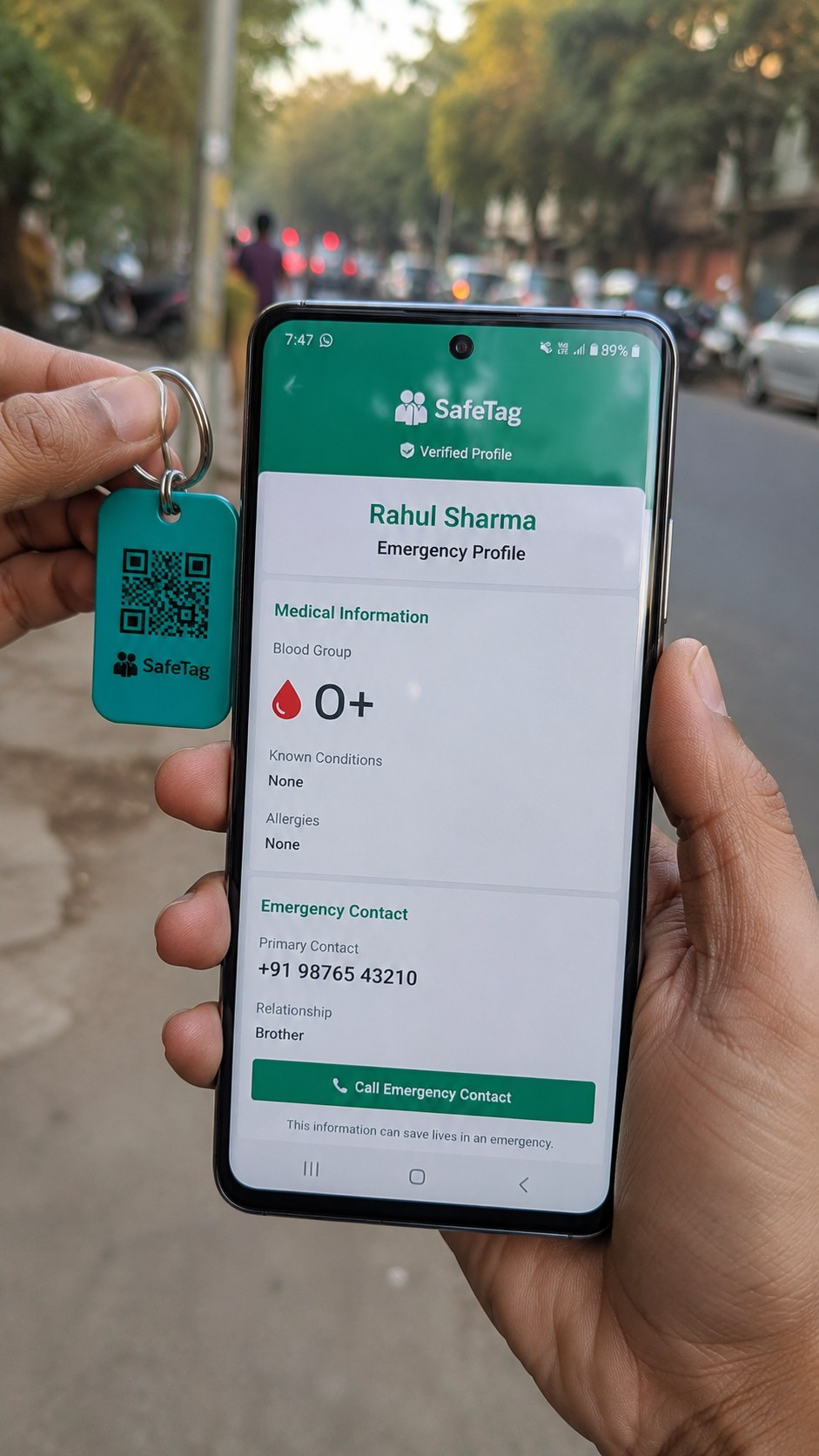 QR and NFC tag